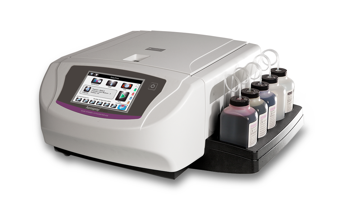 Aerospray® Gram Slide Stainer / Cytocentrifuge, 12 paikkainen karuselli