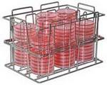 PetriPile® 55, storage rack for Petri dishes diameter 55 mm